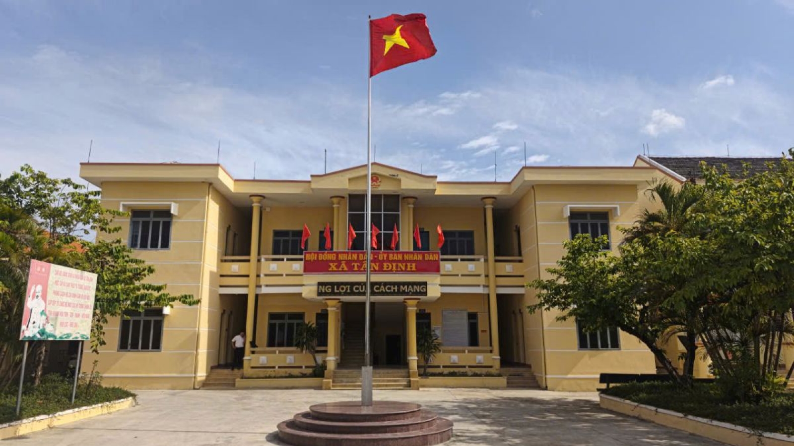 UBND xã Tân Định, Khánh Hòa thông tin về công trình xây dựng trên đất nông nghiệp