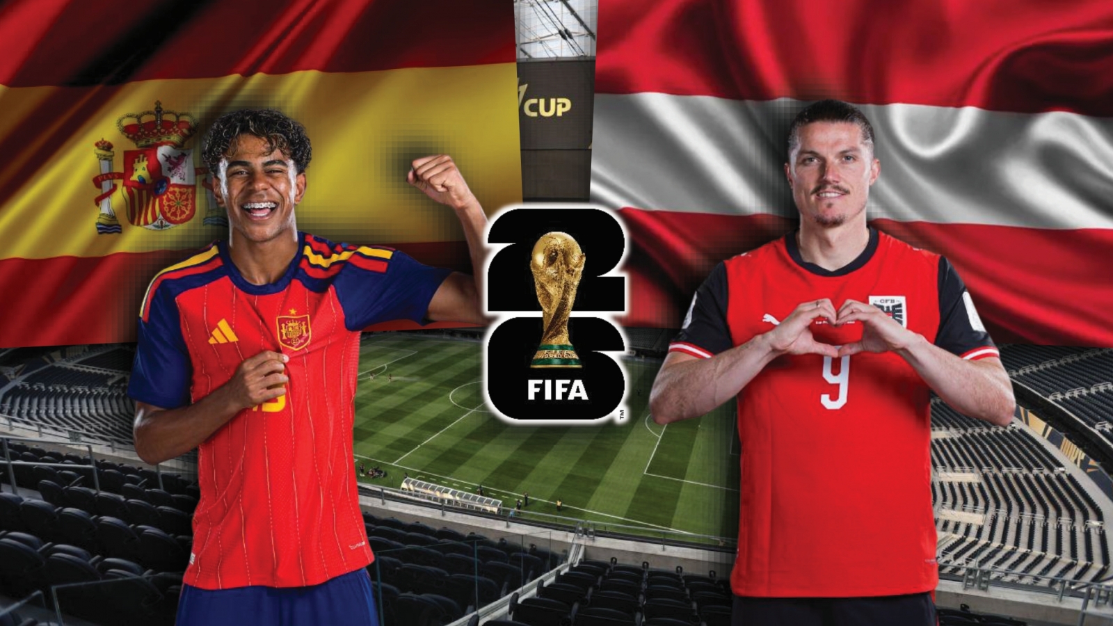 Dự đoán kết quả và đội hình ra sân trận Tây Ban Nha vs Áo World Cup 2026