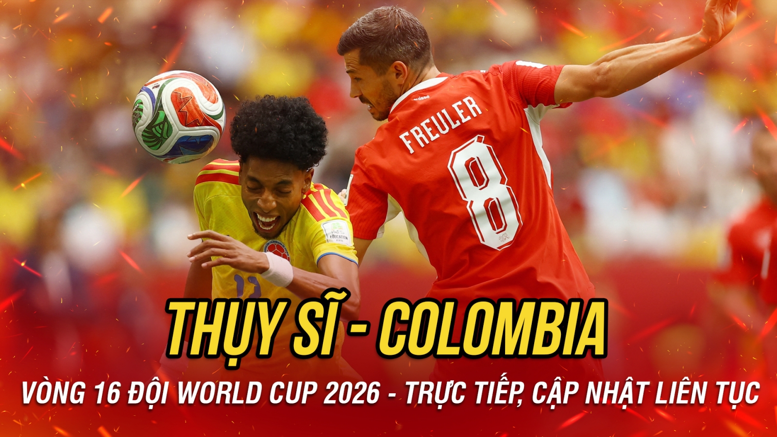 Trực tiếp Thụy Sĩ 0-0 Colombia: Thủ môn cứu thua xuất thần