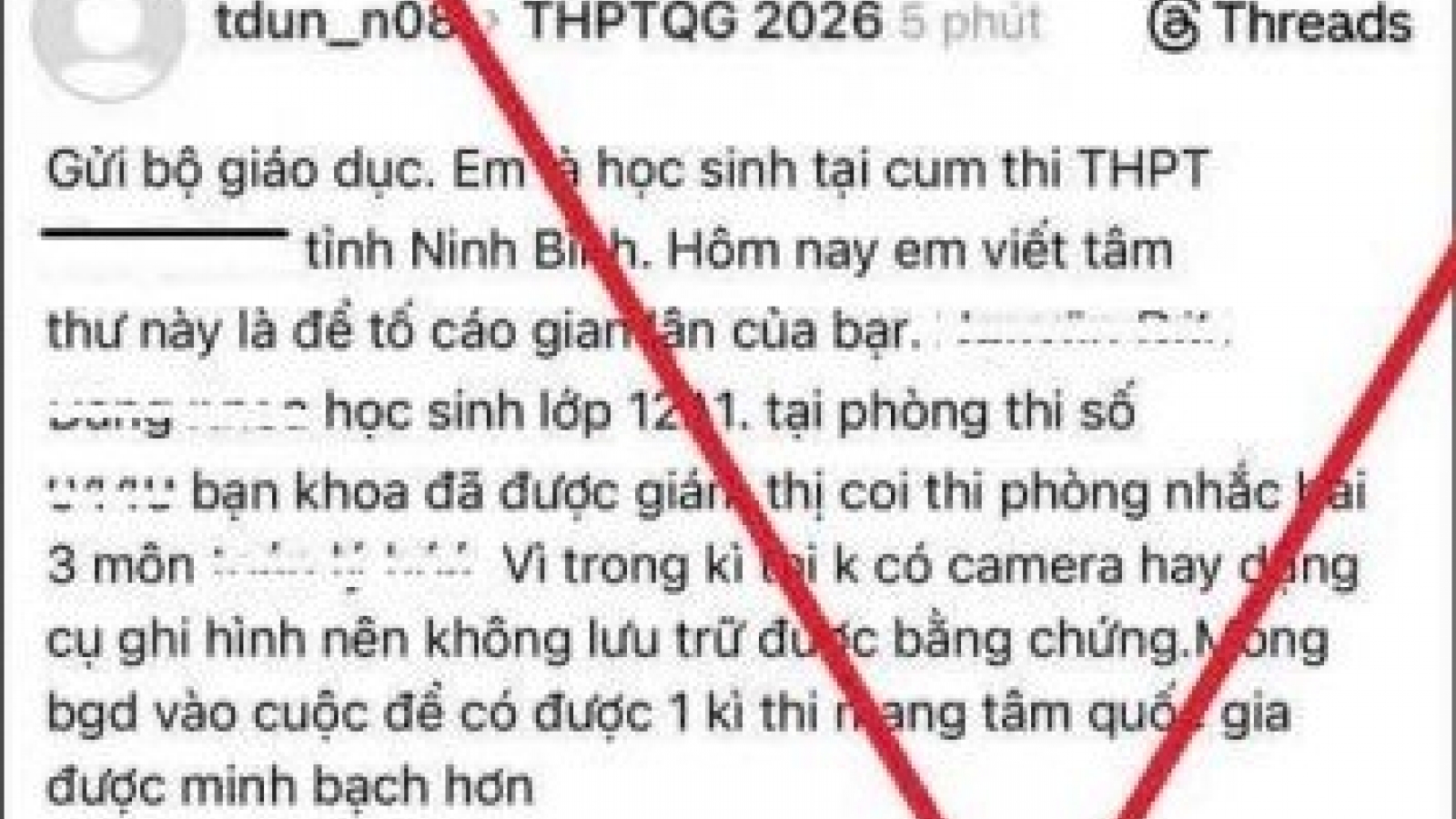 Nóng 24h ngày 22/7: Kết quả xác minh về thông tin gian lận thi THPT tại Ninh Bình
