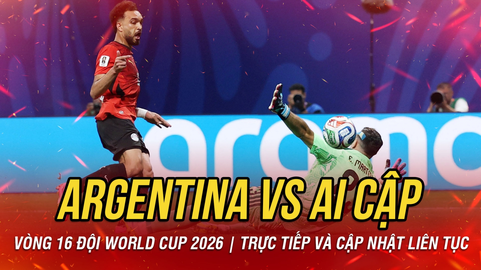 TRỰC TIẾP Argentina 0-2 Ai Cập vòng 16 đội World Cup 2026: Messi bất lực