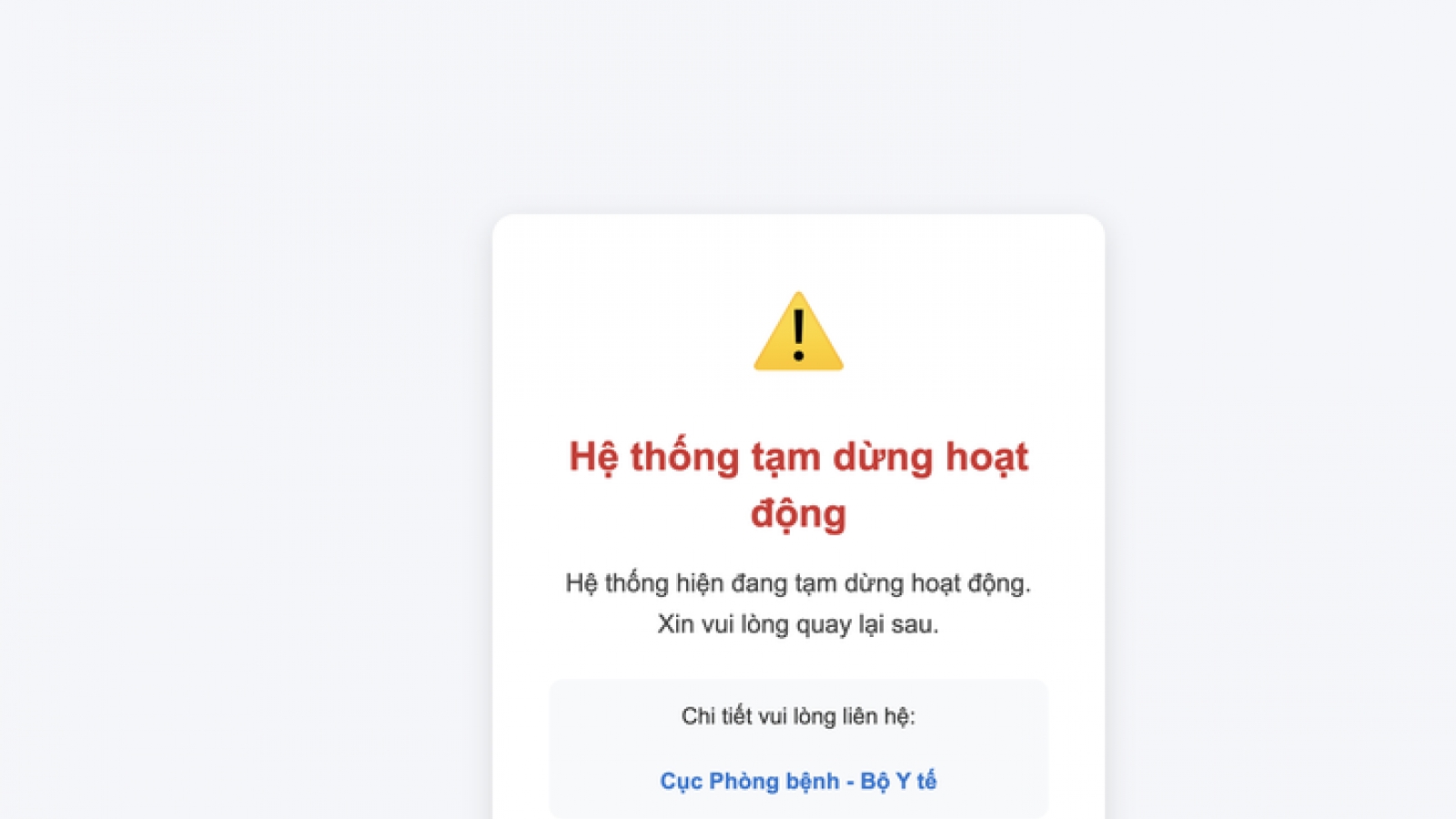 Website sổ tiêm chủng quốc gia tạm dừng hoạt động, phụ huynh nên tra cứu ở đâu?