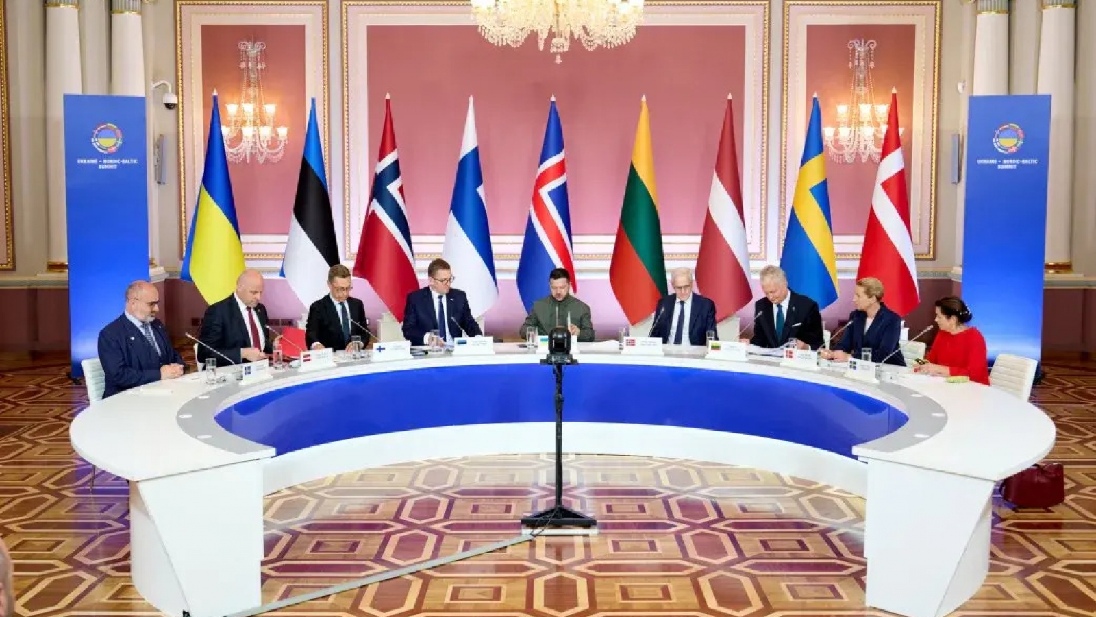 Các nước Bắc Âu - Baltic và Ukraine ra Tuyên bố chung cam kết hỗ trợ toàn diện