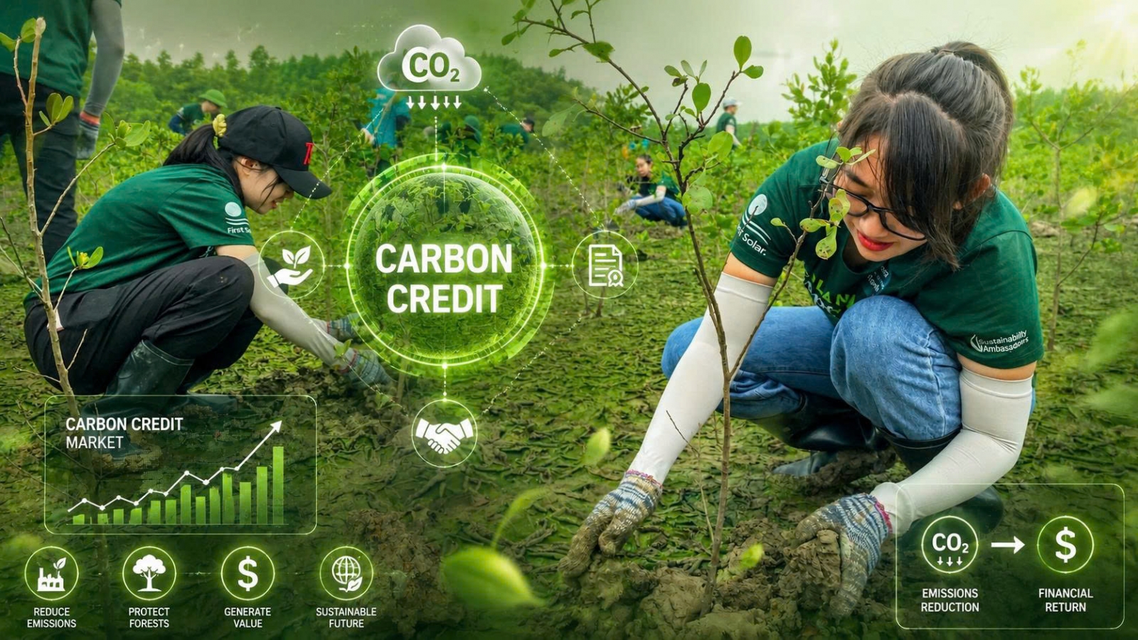 Tín chỉ carbon, gỡ khó quy trình, rộng cửa ra thị trường quốc tế