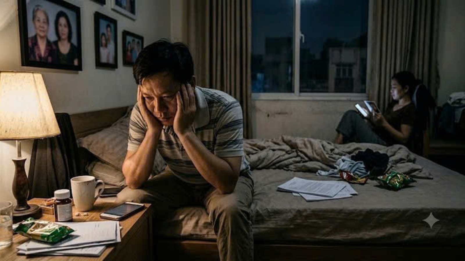 Đang là trụ cột gia đình, người U50 bỗng chỉ muốn "nằm im"
