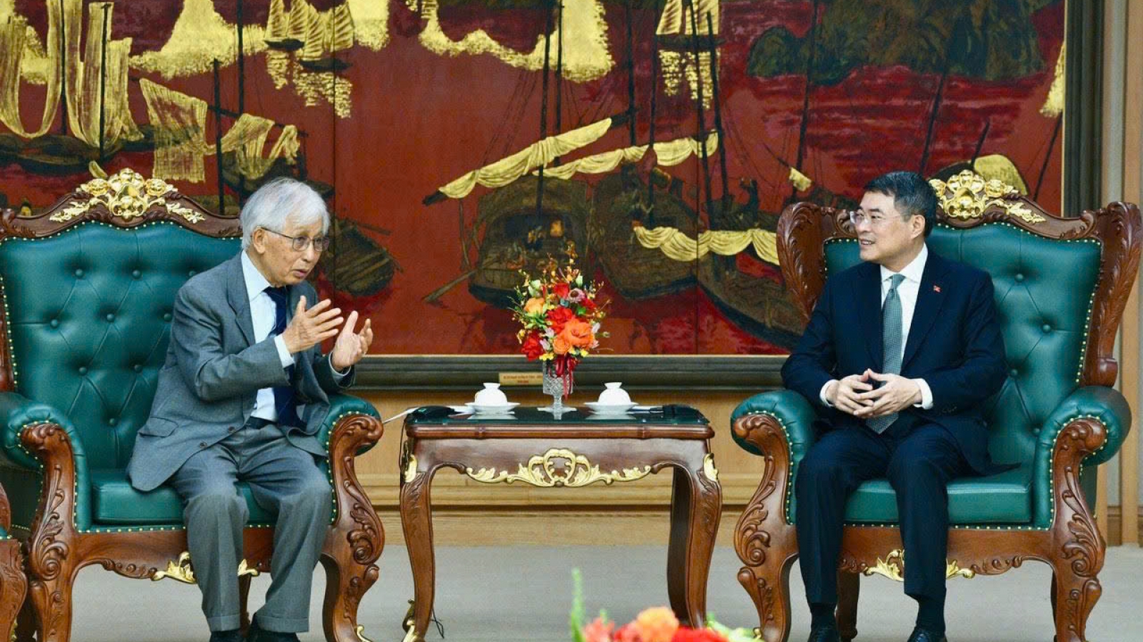 Thủ tướng Lê Minh Hưng tiếp Giáo sư Trần Thanh Vân