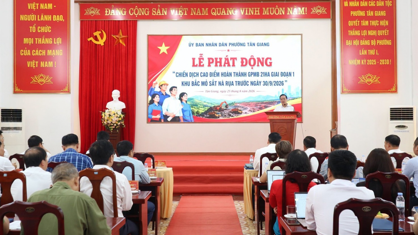 Cao Bằng mở cao điểm giải phóng mặt bằng 21ha mỏ sắt Nà Rụa