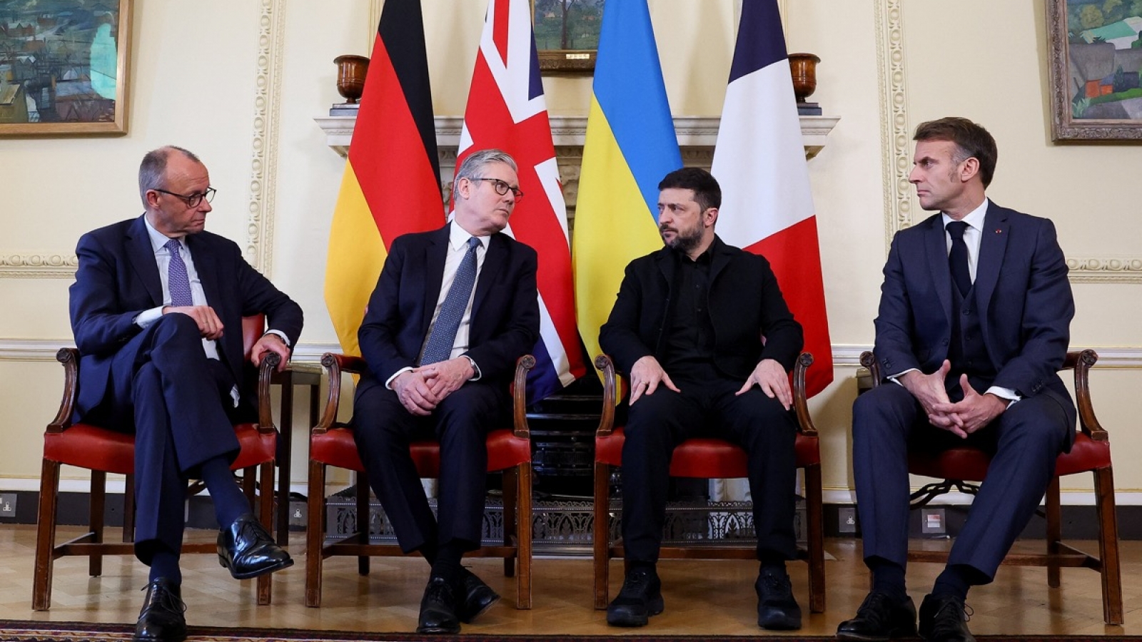 Lãnh đạo Pháp, Anh và Đức đồng chủ trì cuộc họp về Ukraine
