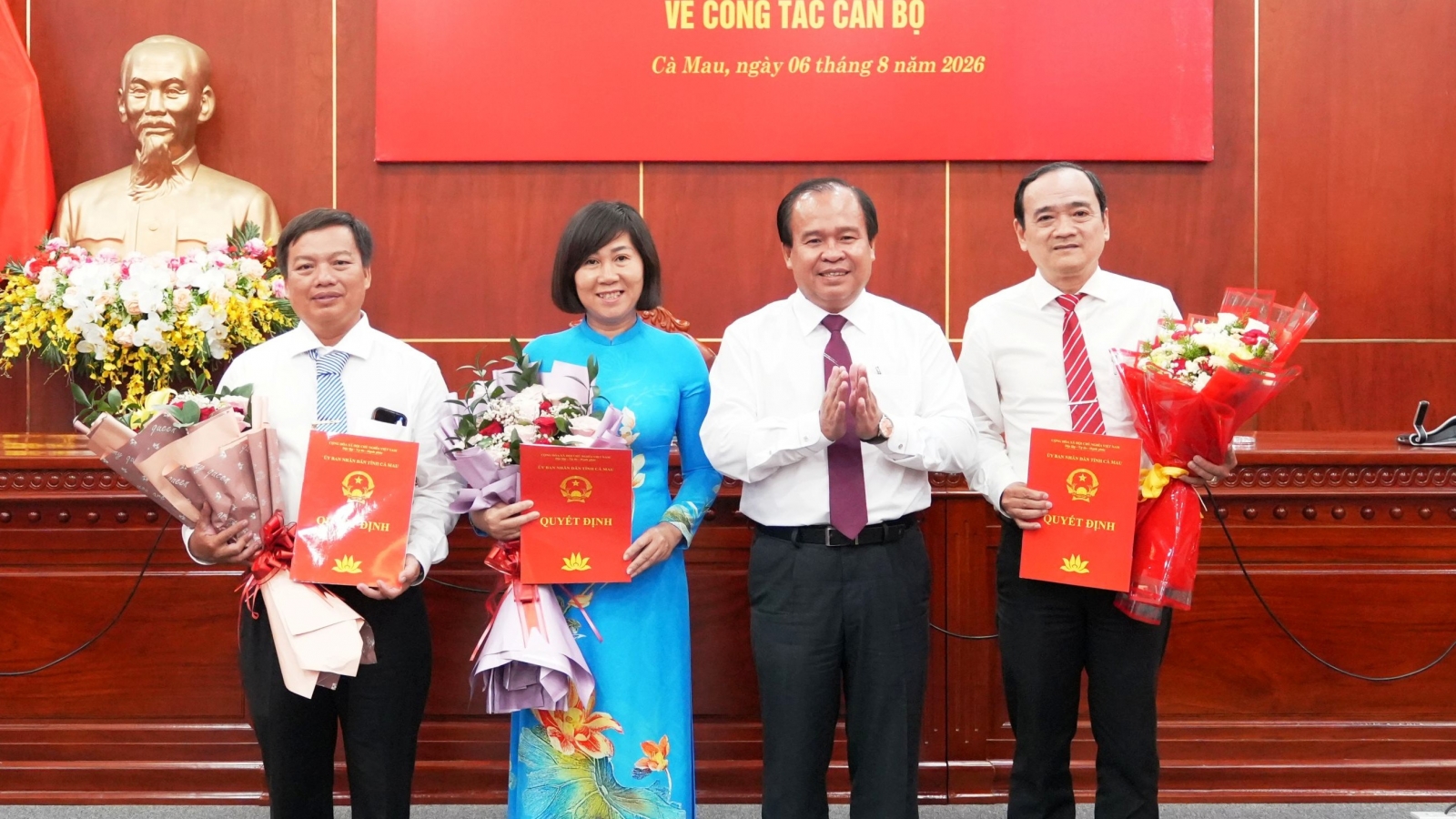 Cà Mau bổ nhiệm 3 phó giám đốc sở