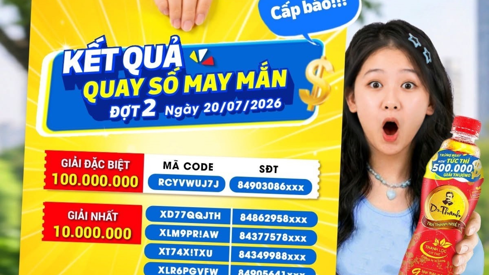 Người kỹ sư Quảng Nam bất ngờ trúng 100 triệu đồng nhờ uống Number 1