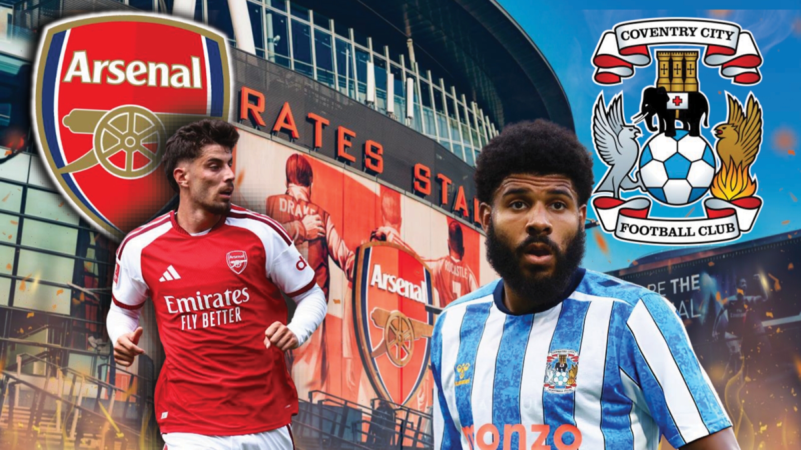 Dự đoán kết quả và đội hình ra sân trận Arsenal vs Coventry vòng 1 Ngoại hạng Anh