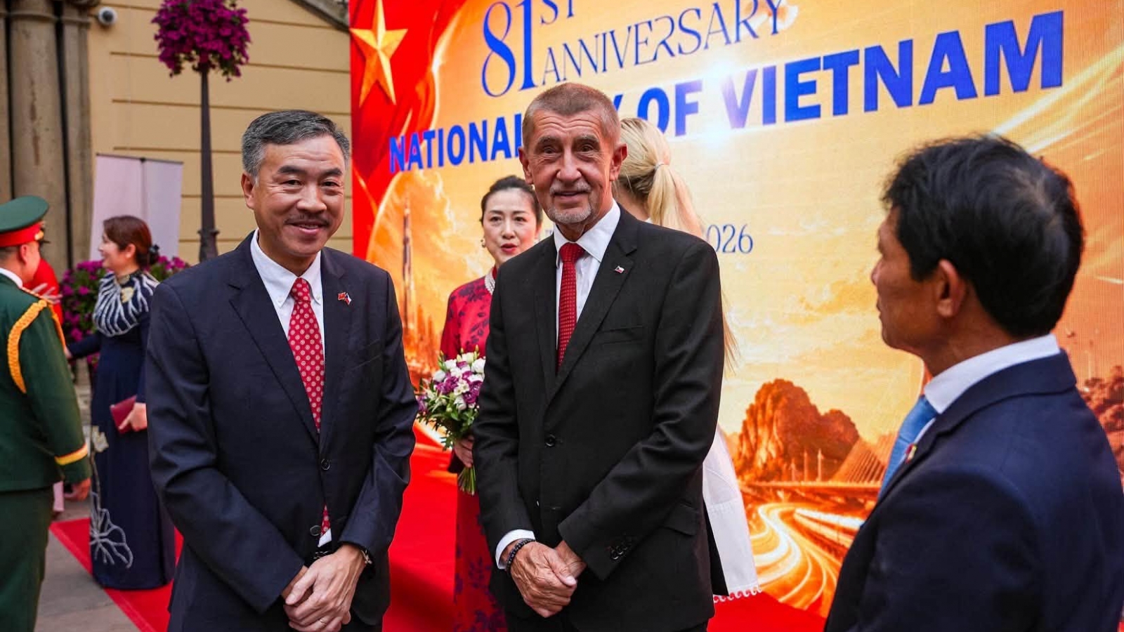 Thủ tướng Séc tham dự lễ kỷ niệm Quốc khánh Việt Nam tại Cộng hòa Séc