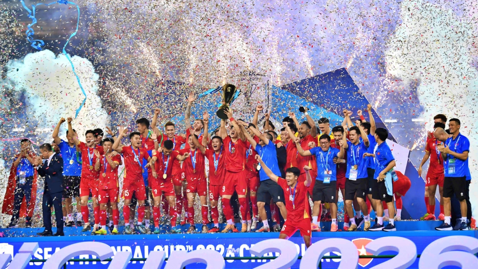ĐT Việt Nam nhận thưởng lớn sau chức vô địch ASEAN Cup 2026