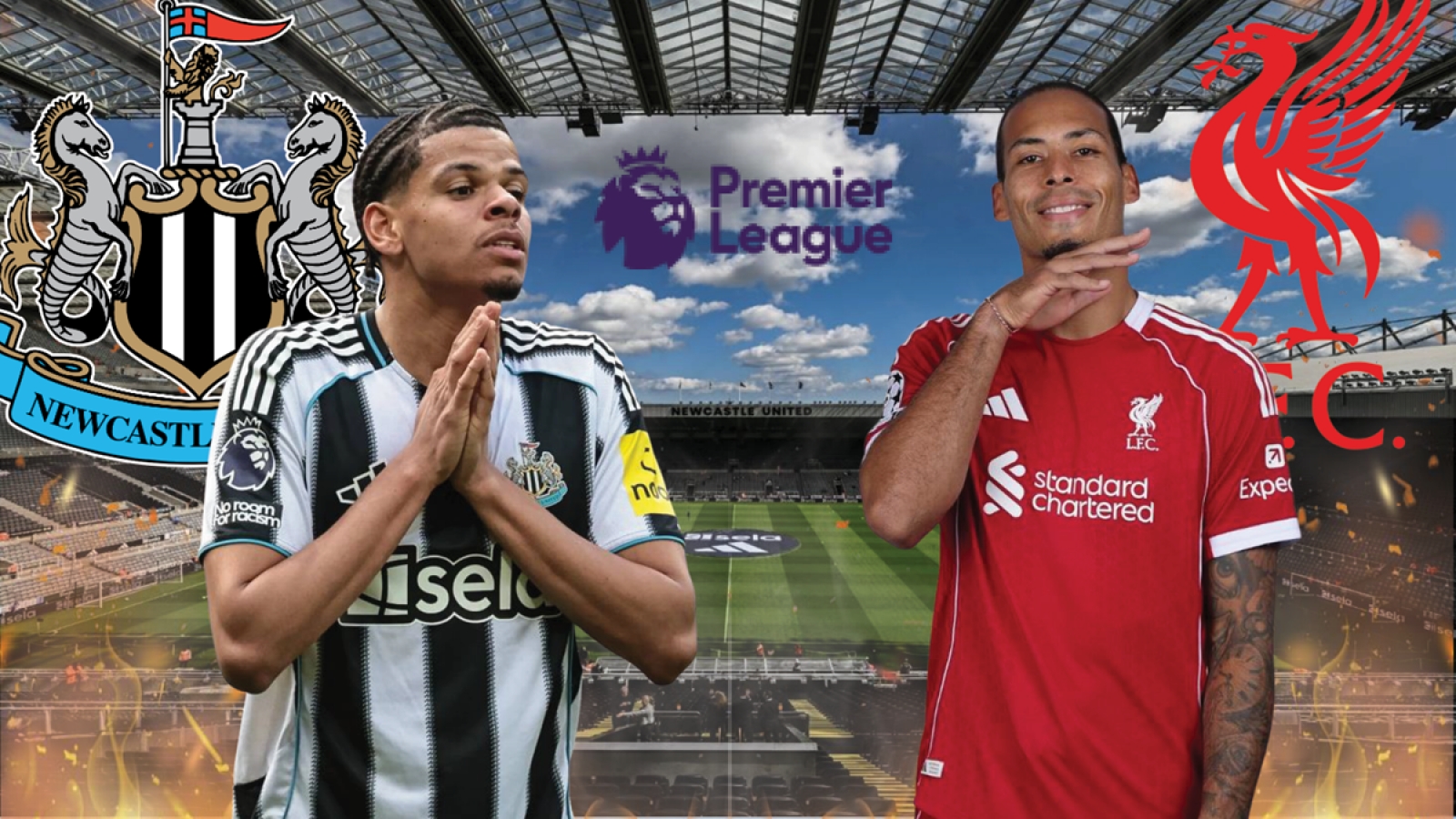 Dự đoán kết quả và đội hình ra sân trận Newcastle vs Liverpool giải Ngoại hạng Anh