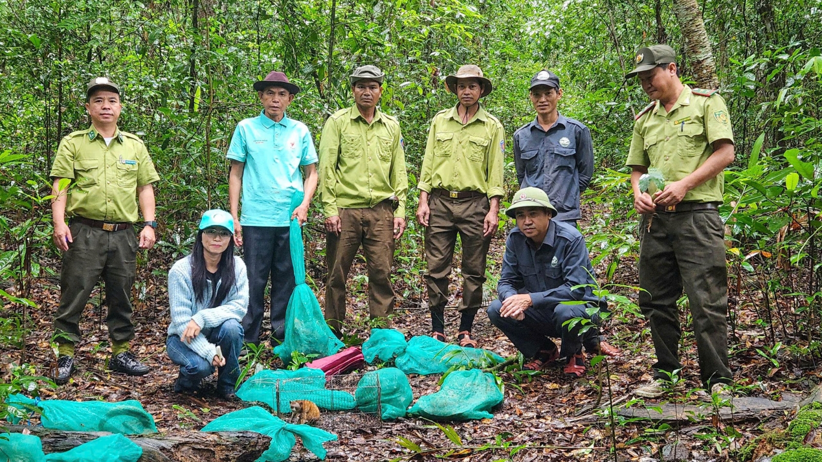 Kon Ka Kinh releases 24 rare, endangered animals into the wild