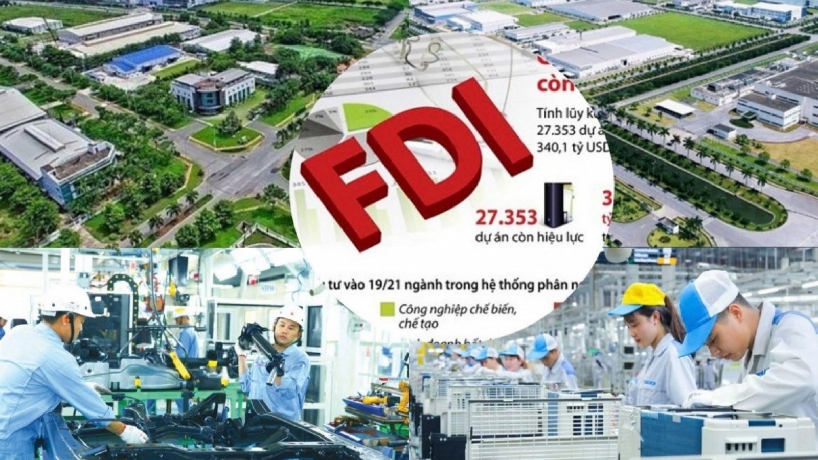 Dòng vốn FDI đổ vào Việt Nam tăng mạnh - nguồn lực quan trọng cho tăng trưởng