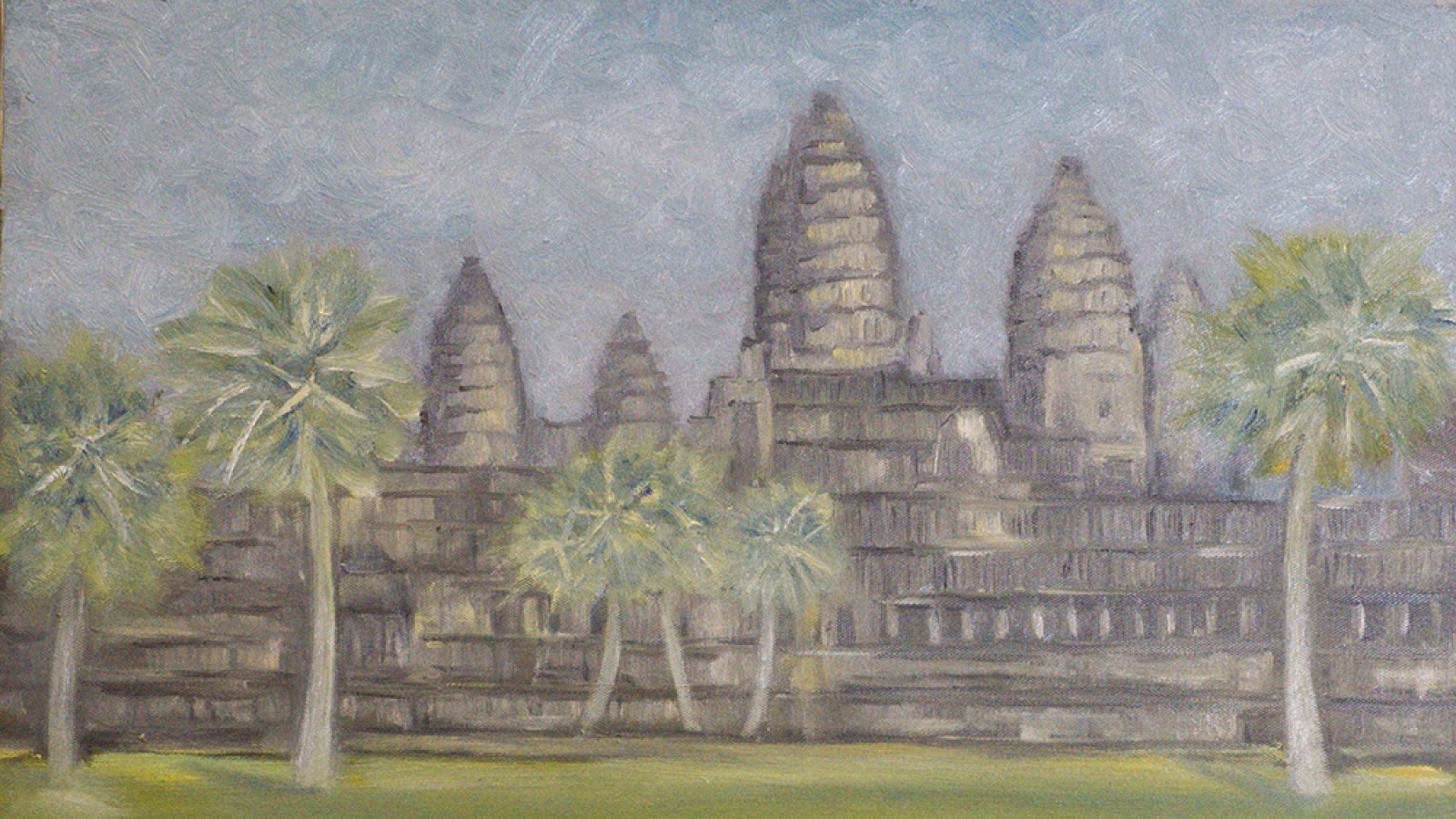 50 bức tranh kể hành trình dọc sông Mekong của họa sĩ Đặng Thanh Huyền