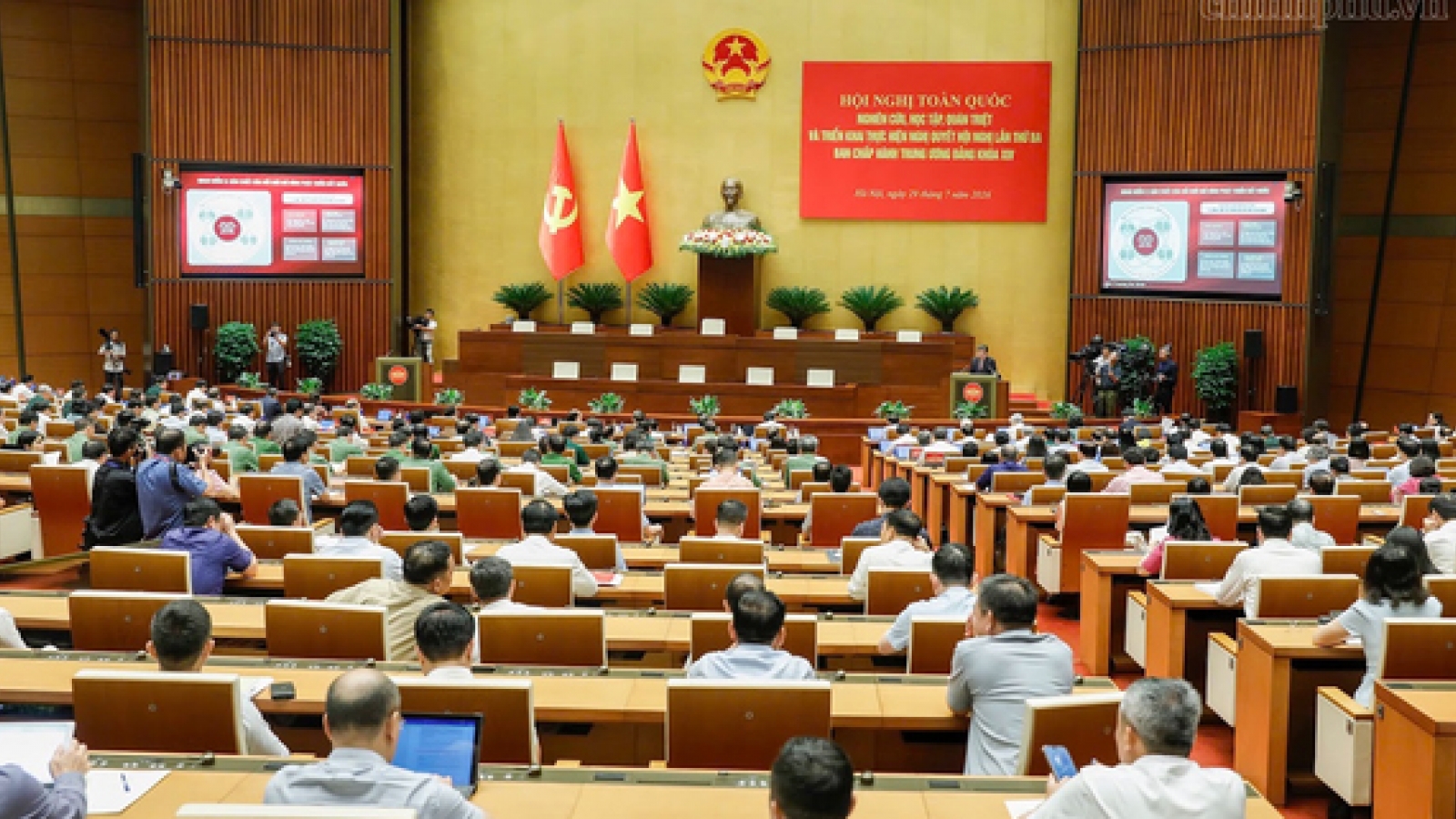 Bộ Chính trị, Ban Bí thư tổ chức Hội nghị toàn quốc nghiên cứu, học tập, quán triệt và triển khai thực hiện một số Nghị quyết, Chỉ thị