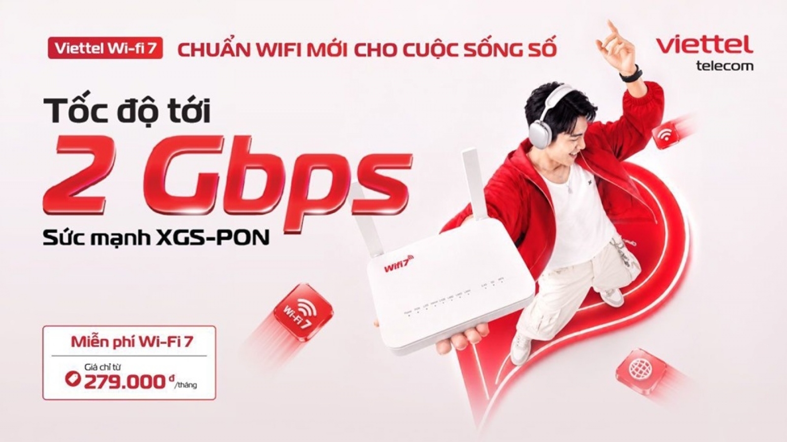 Viettel ra mắt gói cước GIGA và công nghệ Wi-Fi 7 từ 279.000 đồng/tháng