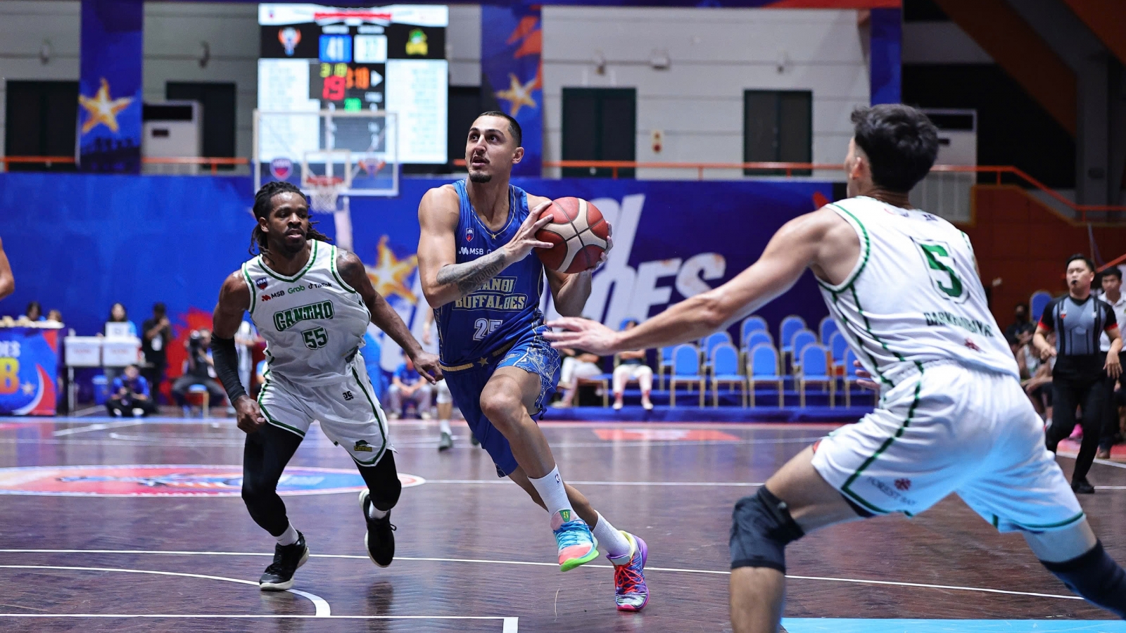Kết quả VBA 2026 mới nhất: Hanoi Buffaloes thắng Cantho Catfish