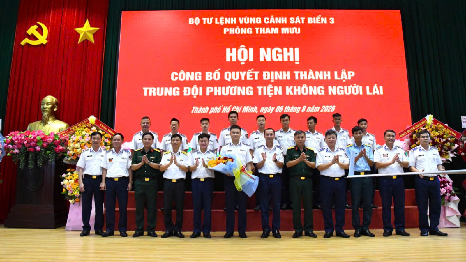 Ra mắt Trung đội phương tiện không người lái tại Cảnh sát biển Vùng 3