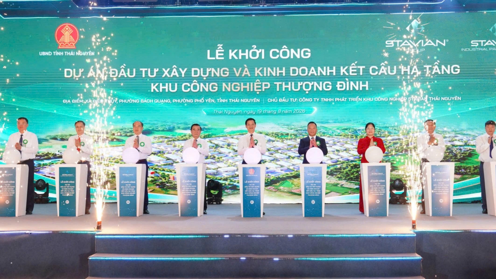 Thái Nguyên khởi công 2 dự án hơn 2.900 tỷ đồng