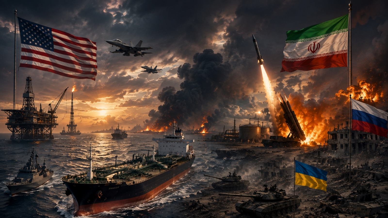 Hai điểm nóng Iran và Ukraine làm trầm trọng thêm khủng hoảng năng lượng toàn cầu