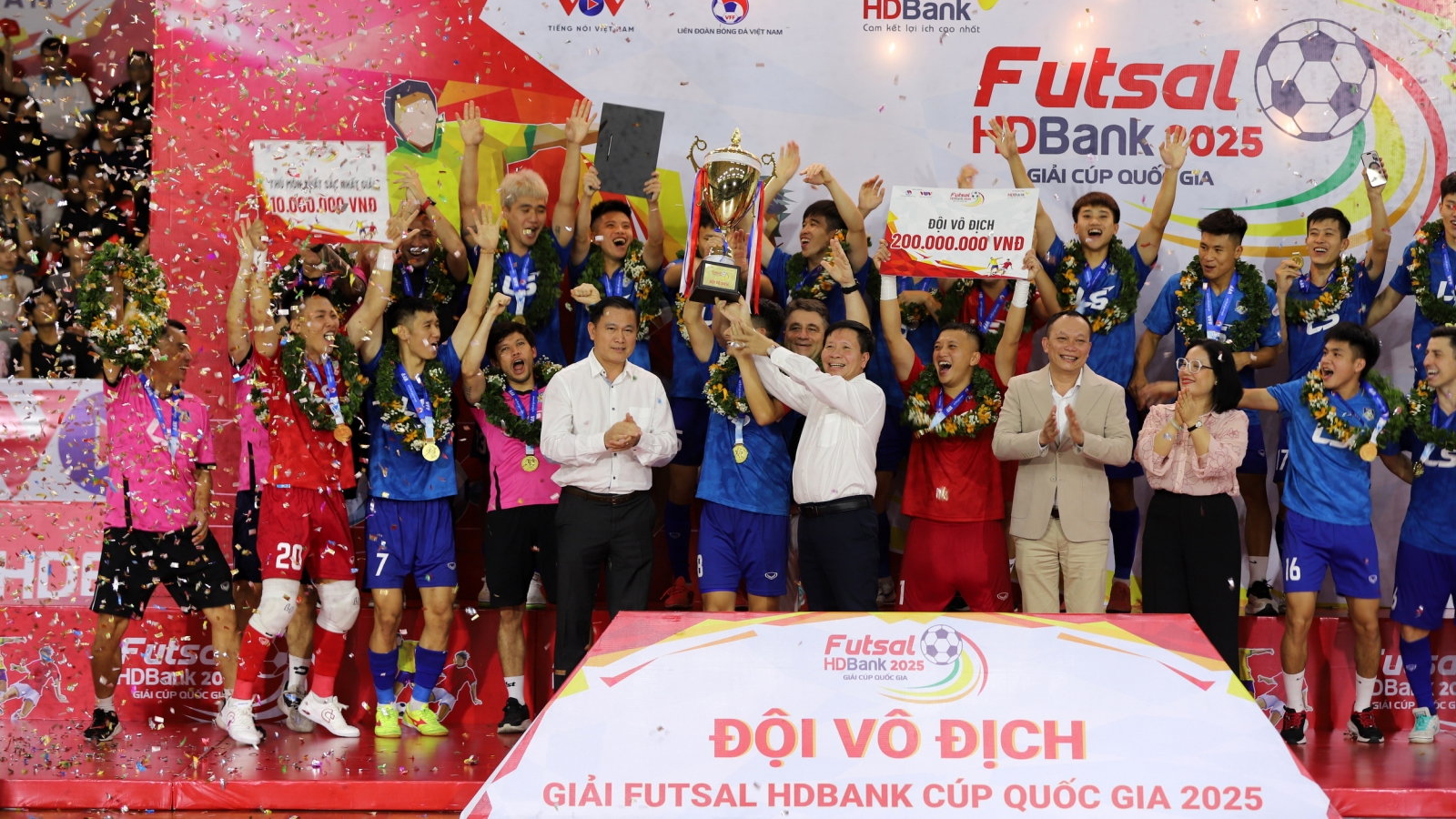 8 đội bóng hàng đầu cạnh tranh Giải Futsal HDBank Cúp Quốc gia 2026