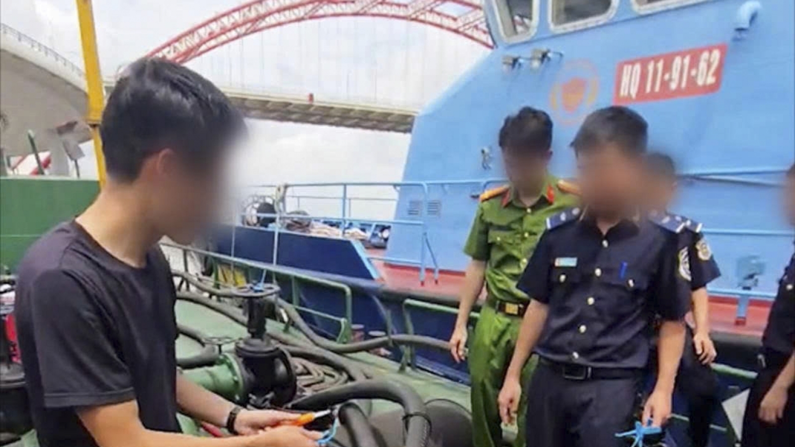 Phát hiện hơn 70.000 lít dầu FO nghi nhập lậu trên vùng biển Hải Phòng