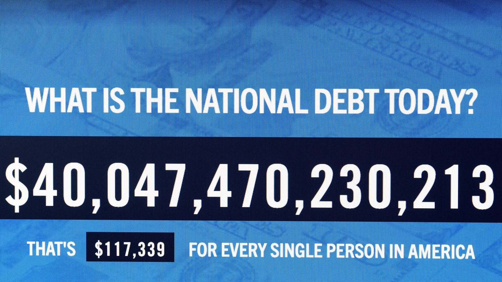 Nợ công lịch sử hơn 40.000 tỷ USD thách thức Tổng thống Mỹ Trump