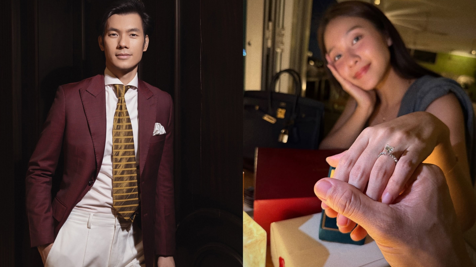Nhan Phúc Vinh cầu hôn Khả Ngân, showbiz Việt rộn ràng chúc mừng