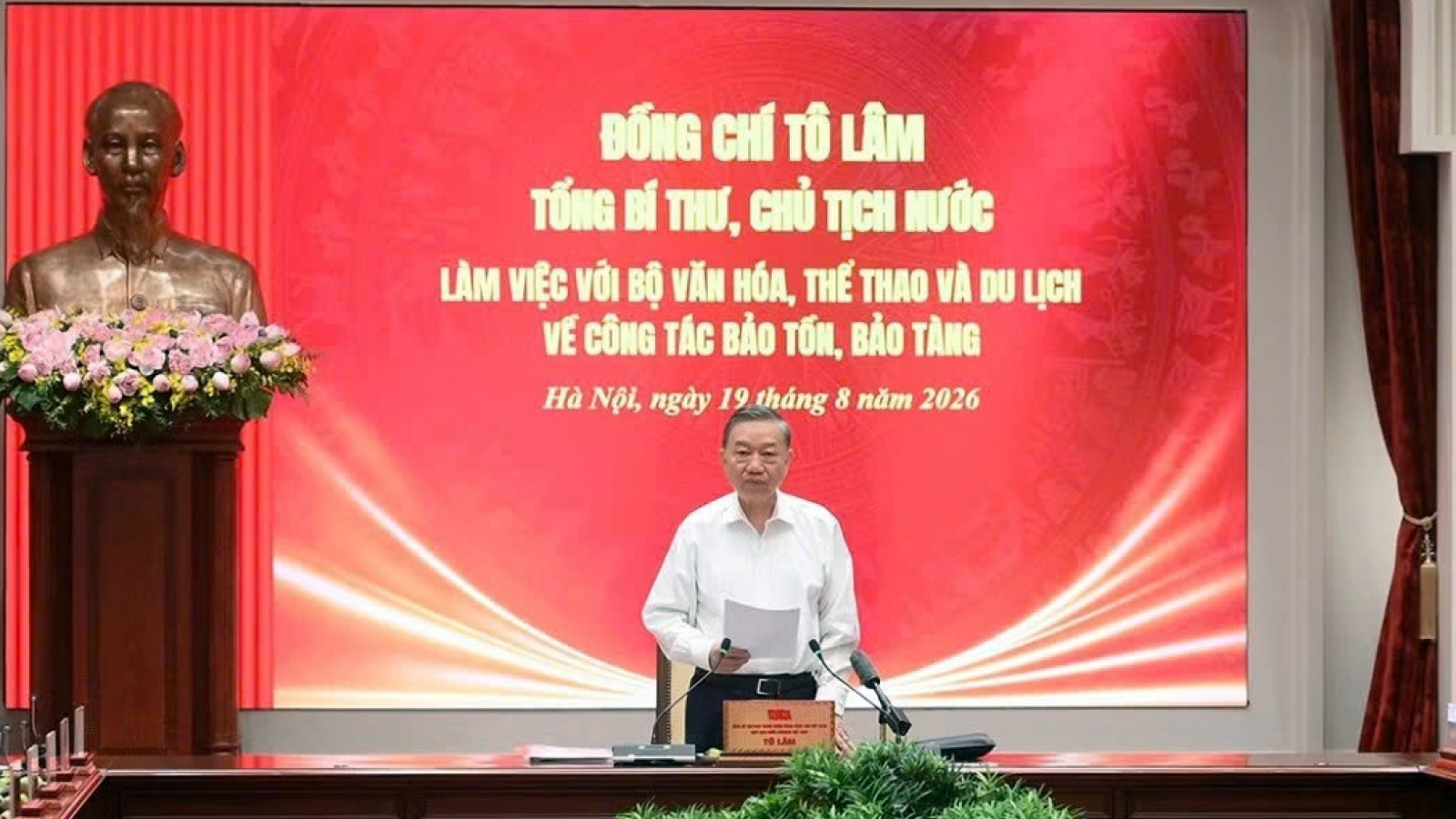 Top leader To Lam says Vietnam must create the heritage of the future