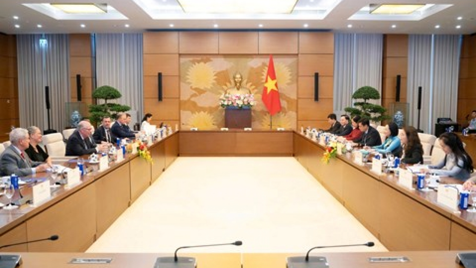 Phó Chủ tịch Quốc hội Nguyễn Thị Thanh tiếp Đoàn Nghị sĩ Hạ viện Hoa Kỳ