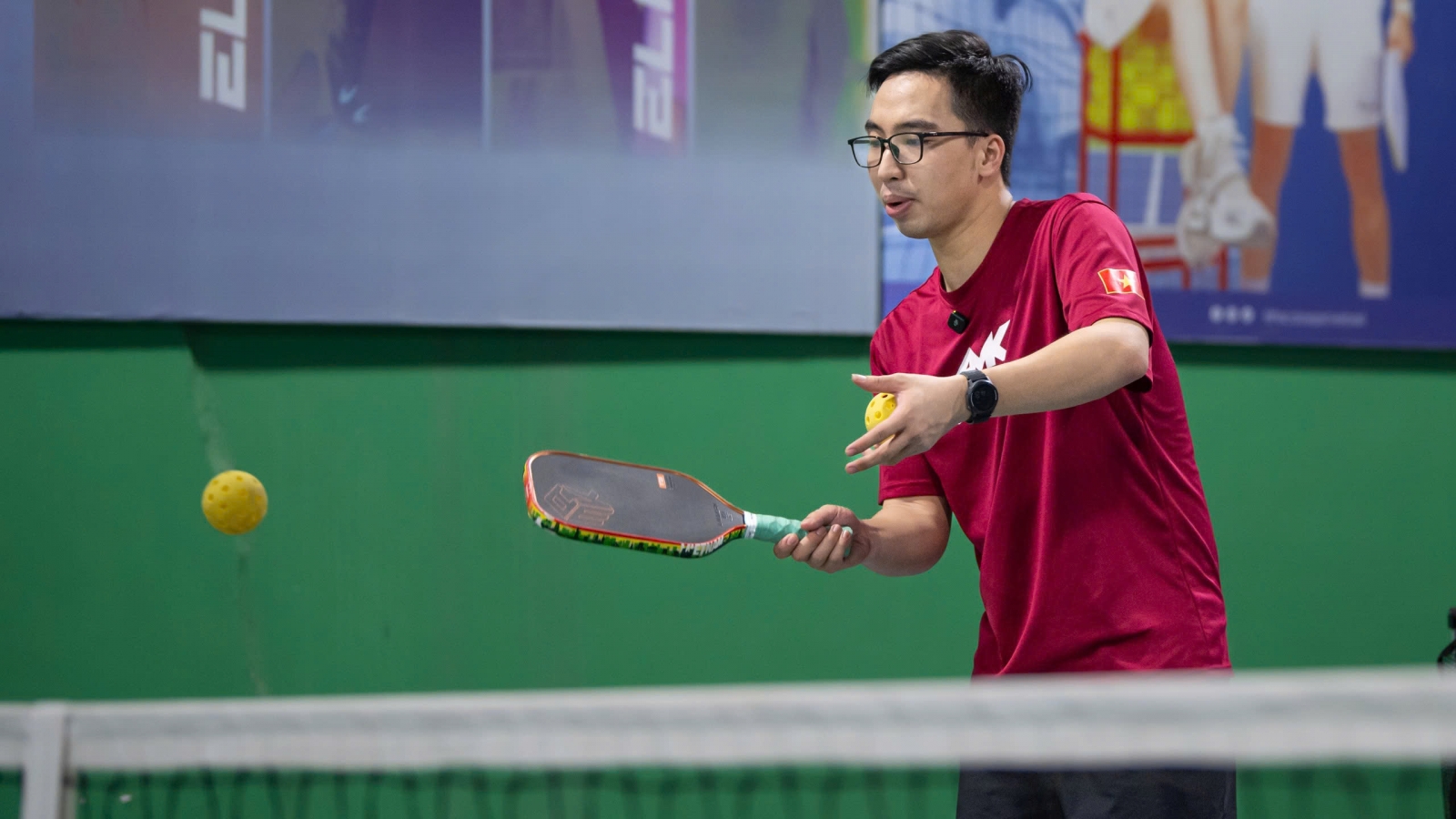 Cách bắt đường Speed up khi bóng ở vị trí ô 2 trong Pickleball