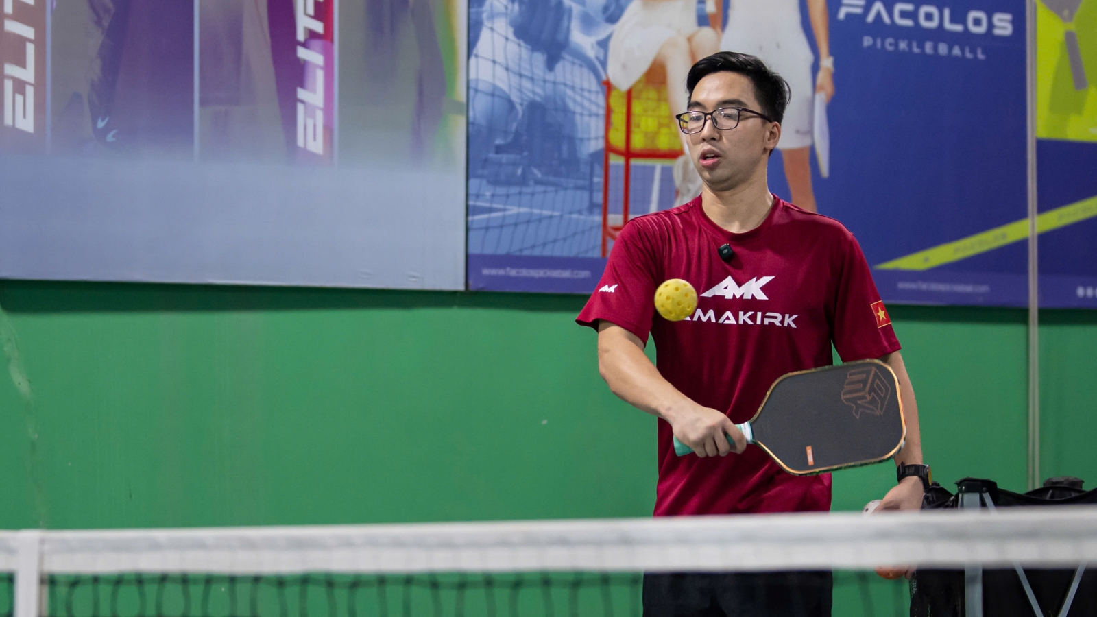 Nhập môn Pickleball: Bài tập Dink Slice Backhand sau đó tấn công Volley Forehand