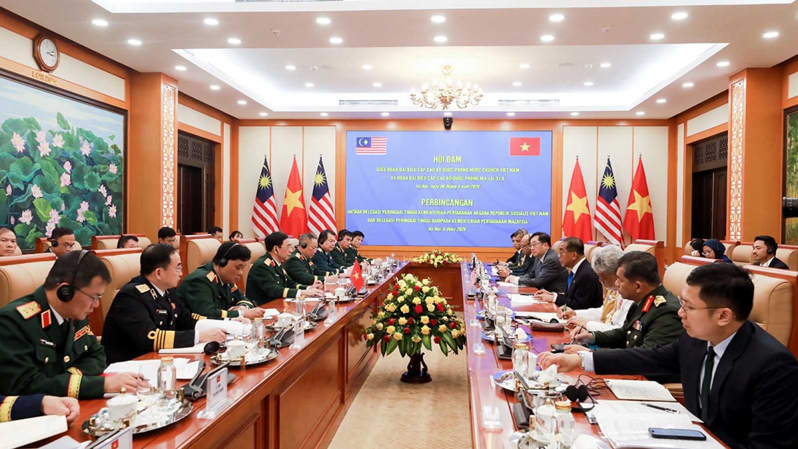 Đại tướng Phan Văn Giang hội đàm với Bộ trưởng Quốc phòng Malaysia