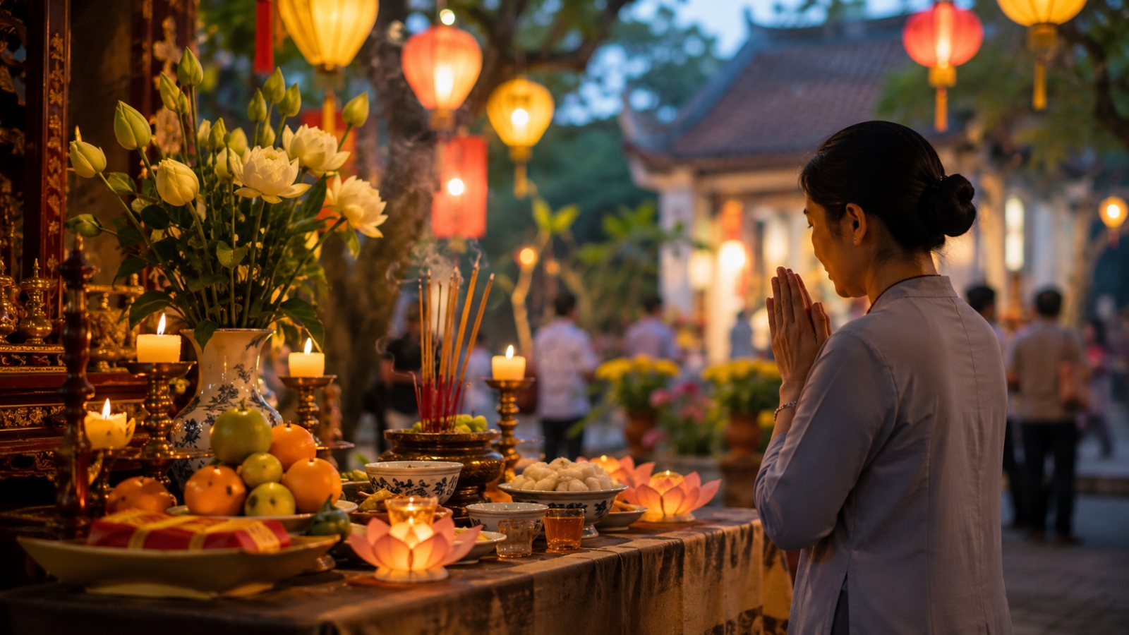 Rằm tháng 7 năm 2026 rơi vào ngày nào dương lịch?