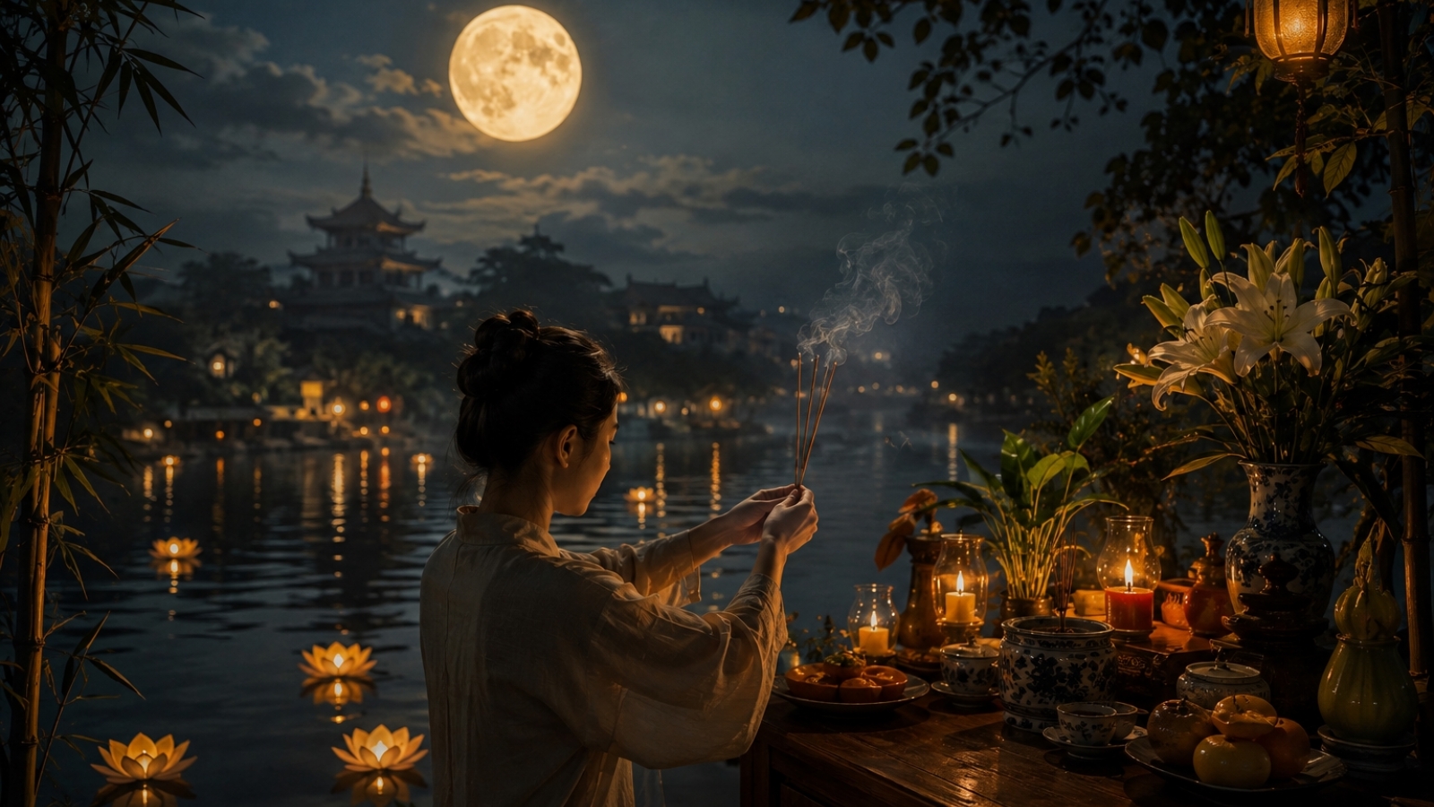 Rằm tháng Bảy - một khoảng lặng giữa dòng đời
