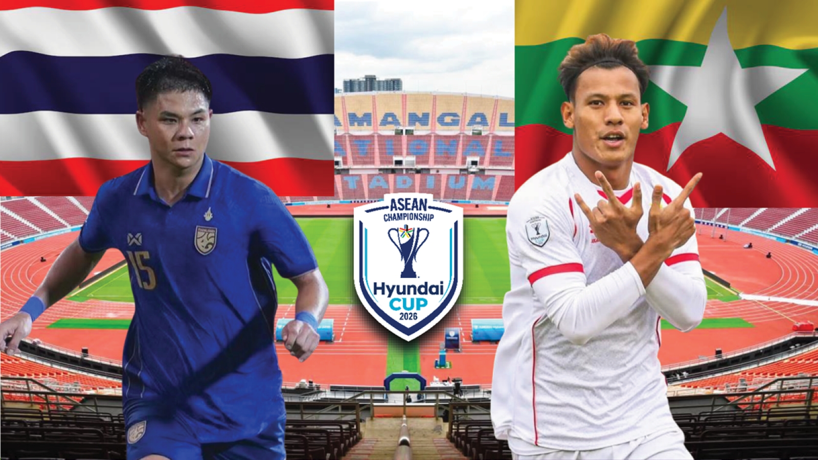 Dự đoán kết quả và đội hình ra sân trận Thái Lan vs Myanmar ASEAN Cup 2026