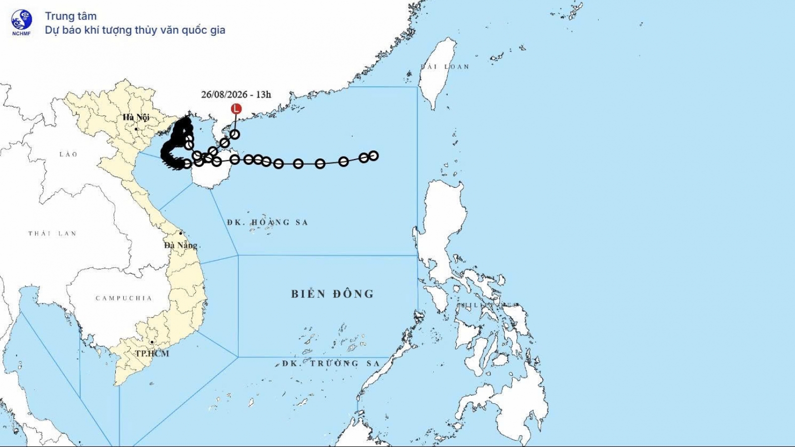 Bão số 4 suy yếu thành vùng áp thấp và tan dần