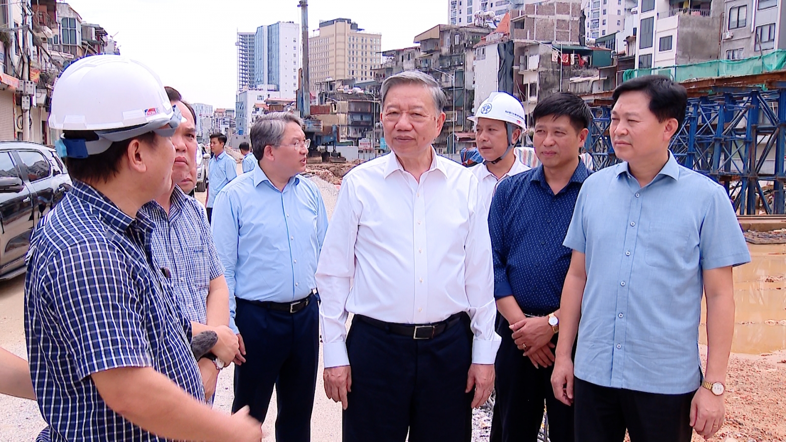 Tổng Bí thư, Chủ tịch nước Tô Lâm kiểm tra thực tế một số dự án tại Hà Nội