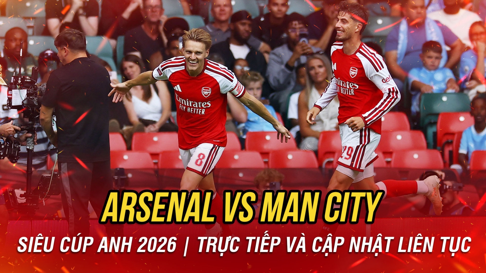 Trực tiếp Arsenal 3-0 Man City: Tan vỡ