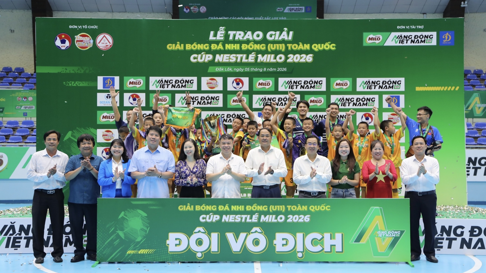 Hà Nội FC vô địch giải nhi đồng toàn quốc: Sự khẳng định của hệ thống đào tạo trẻ