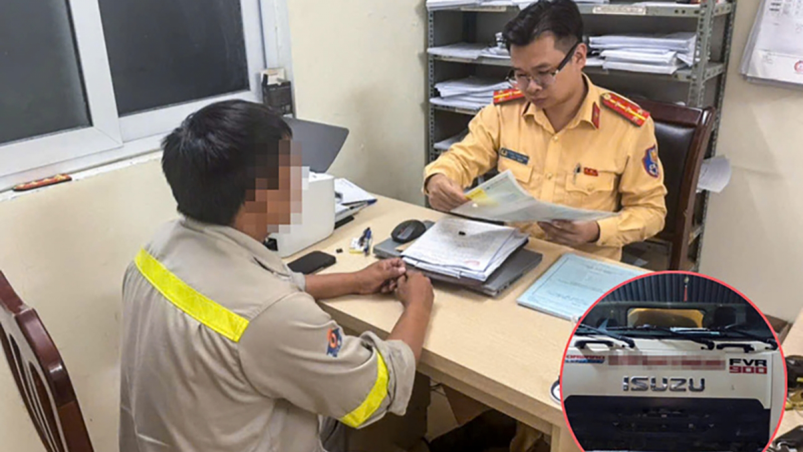 Lợi dụng trời mưa, xe bồn xả nước thải xuống đường Vành đai 3 trên cao, Hà Nội