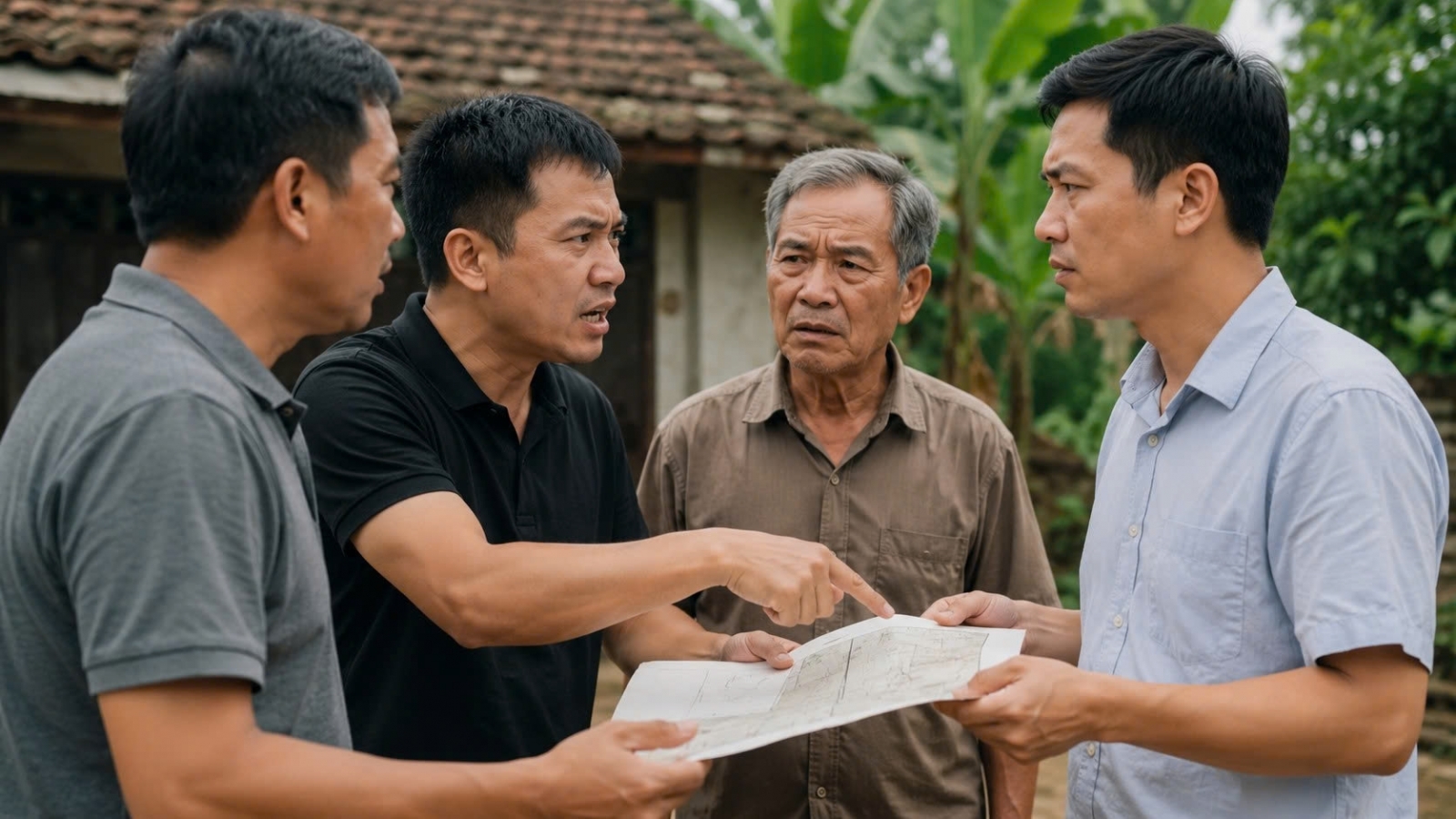 Anh em mâu thuẫn vì mảnh đất cha để lại sau khi ông qua đời