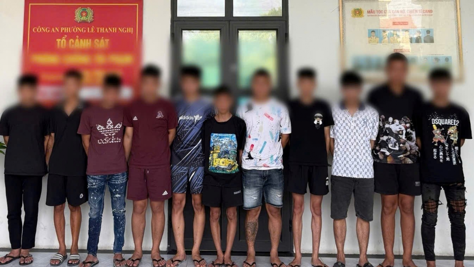 Hải Phòng khởi tố nhóm đối tượng mang hung khí, gây rối trật tự công cộng