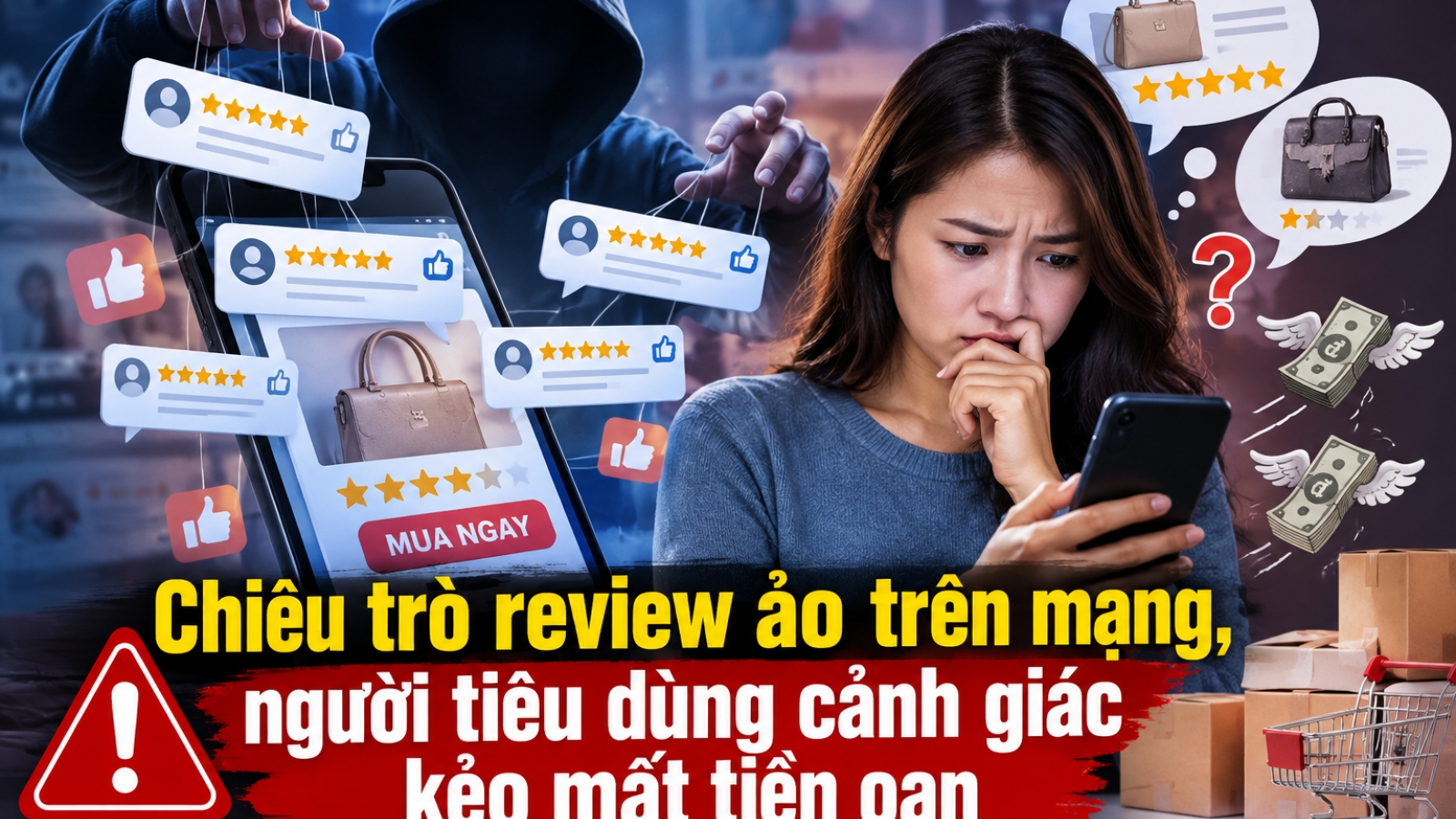 Chiêu trò review ảo trên mạng, người tiêu dùng cảnh giác kẻo mất tiền oan