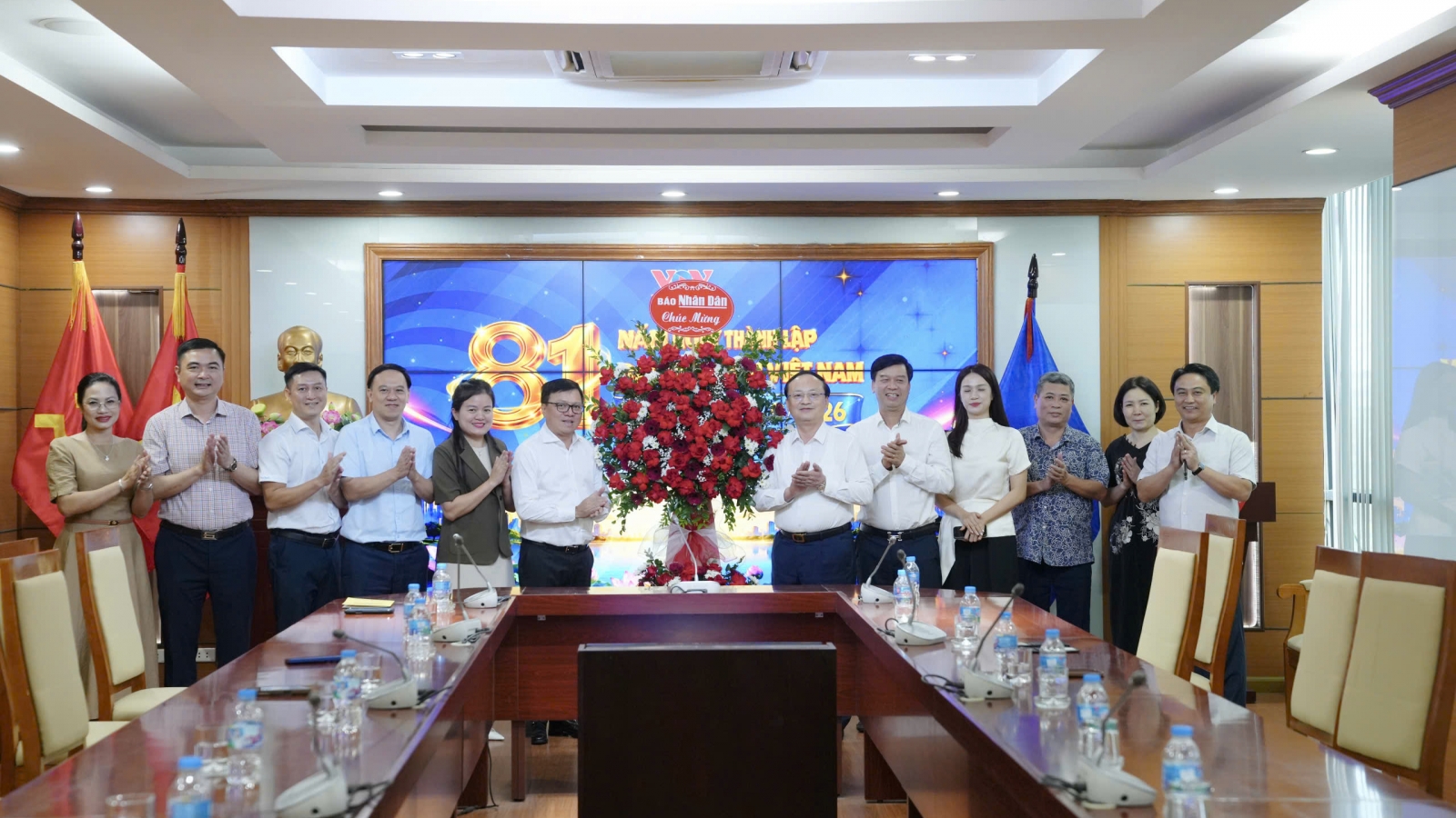 VTV, Báo Nhân Dân và nhiều đơn vị chúc mừng VOV nhân 81 năm thành lập