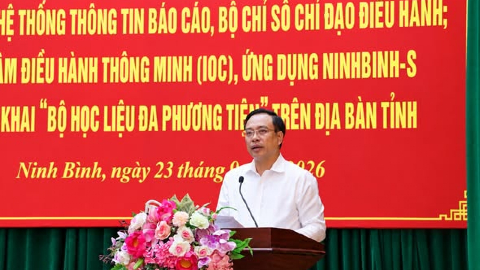 Ninh Bình xây dựng hệ sinh thái số phục vụ điều hành