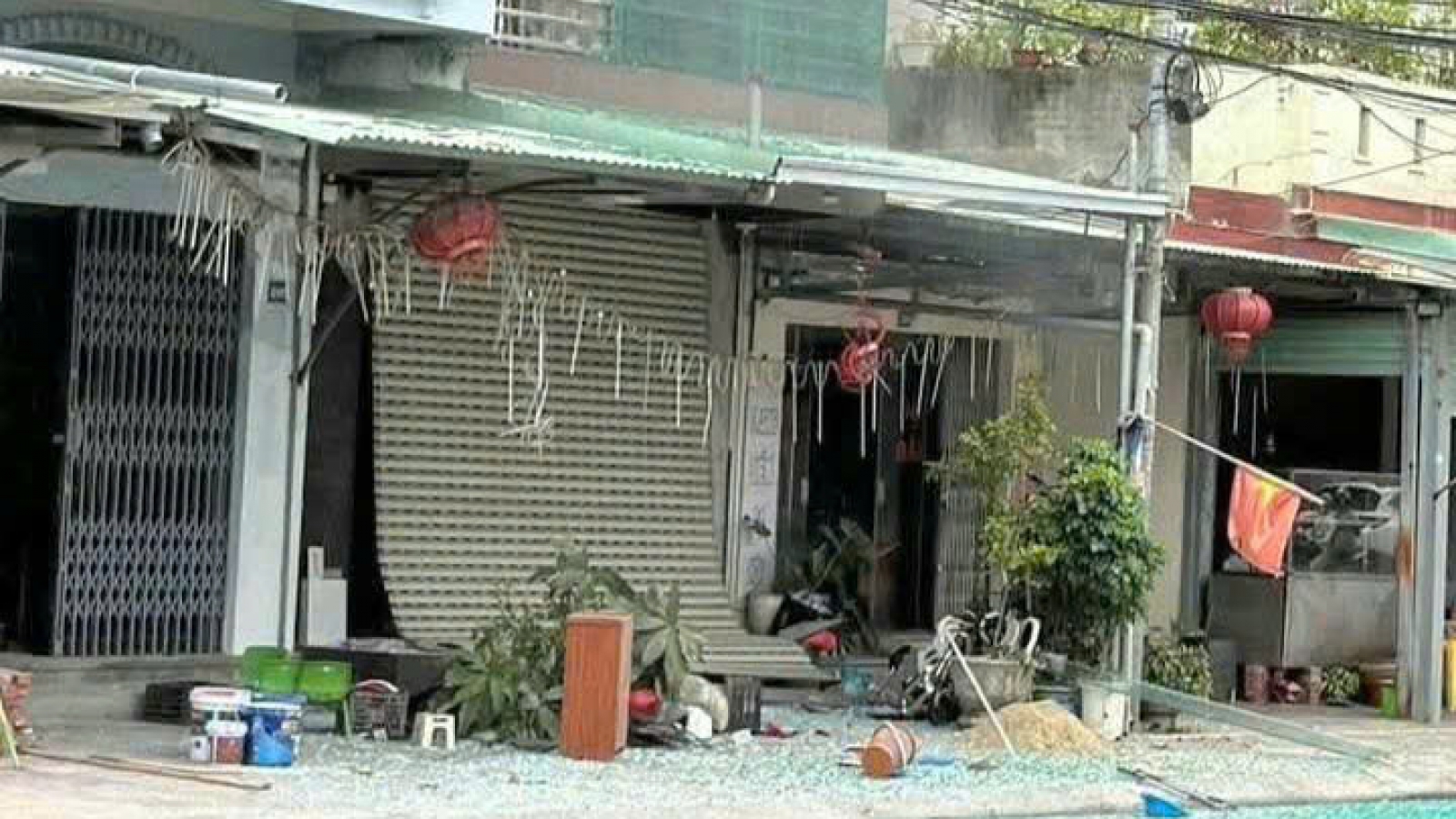 Nổ bình gas nghi rò rỉ, 1 người bị thương ở Hải Phòng